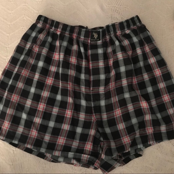 💙 US Polo Plaid Boxers - Picture 2 of 5